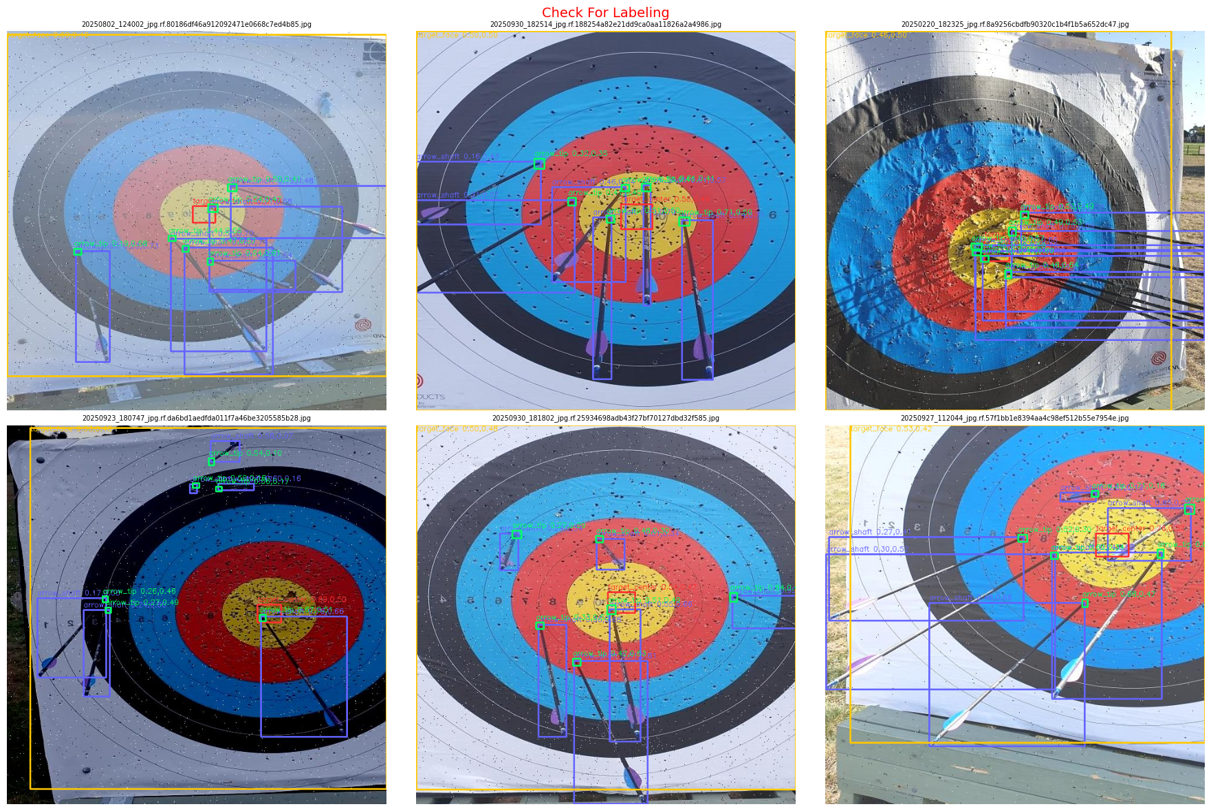 Archery target sample